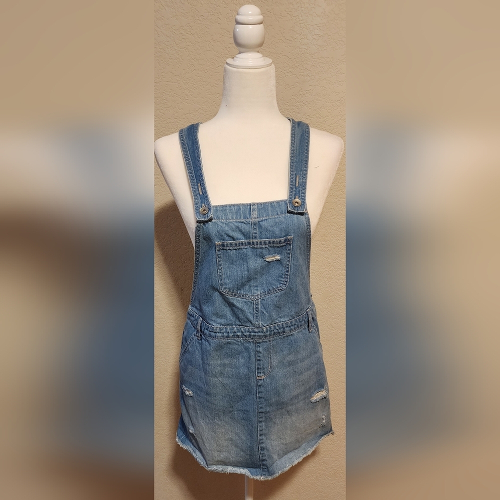 Girls Overall Jean Skirt